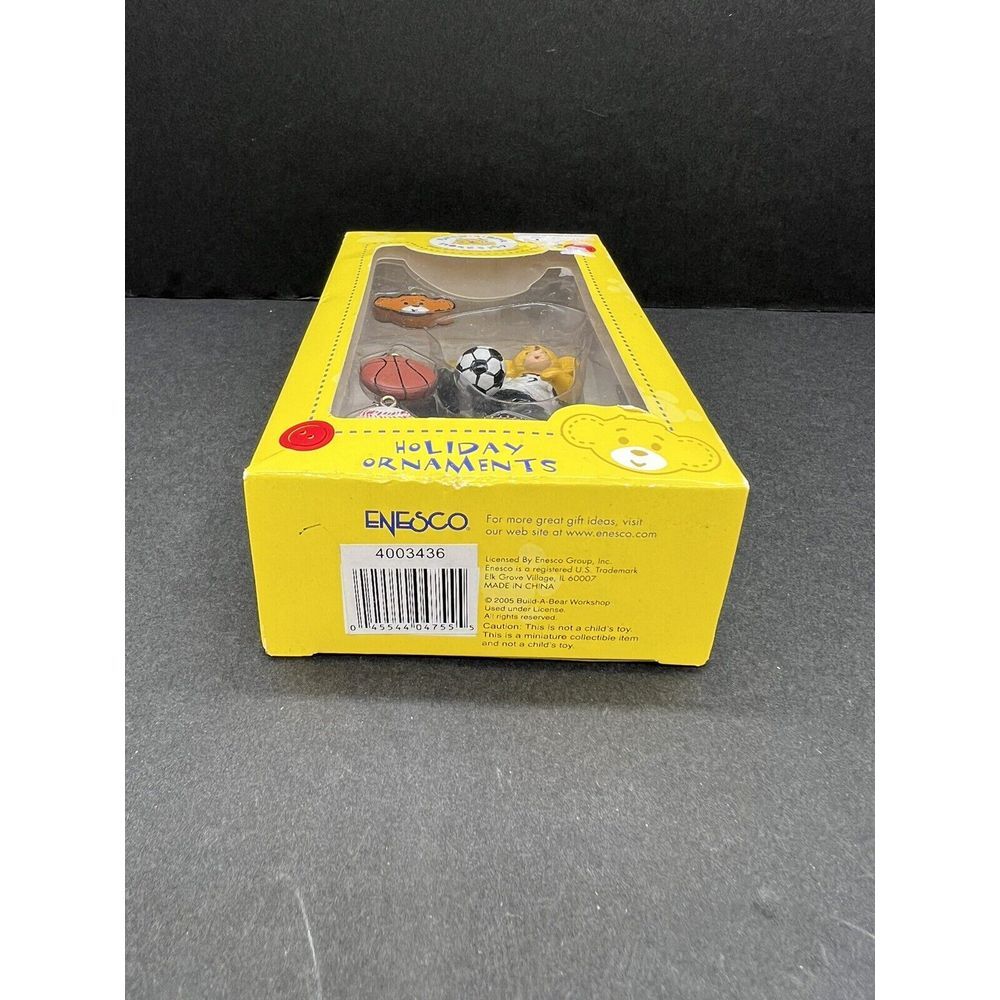 VINTAGE BUILD A BEAR‎ WORKSHOP ENESCO SPORTS HOLIDAY ORNAMENTS 2005 NIB - #127 - Picture 3 of 3